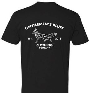 Gentlemen's Bluff Fox Logo Tee - Black